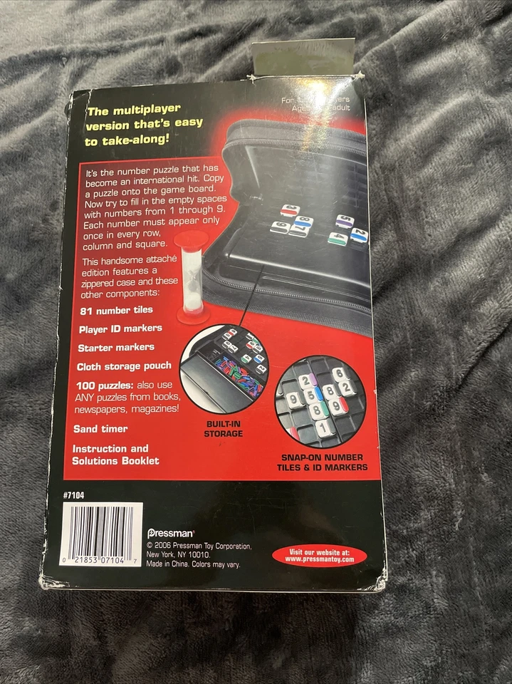 Pressman Sudoku Attache Edition New - Image 3 of 4