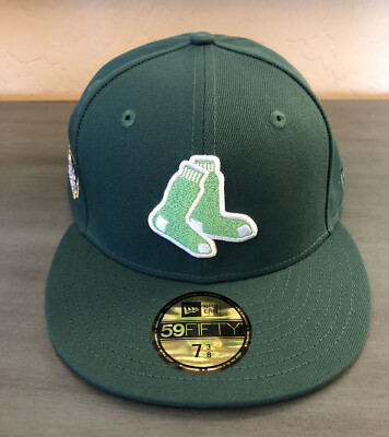 Exclusive Boston Red Sox New Era 59Fifty Hat 7 3/8 Green With Envy