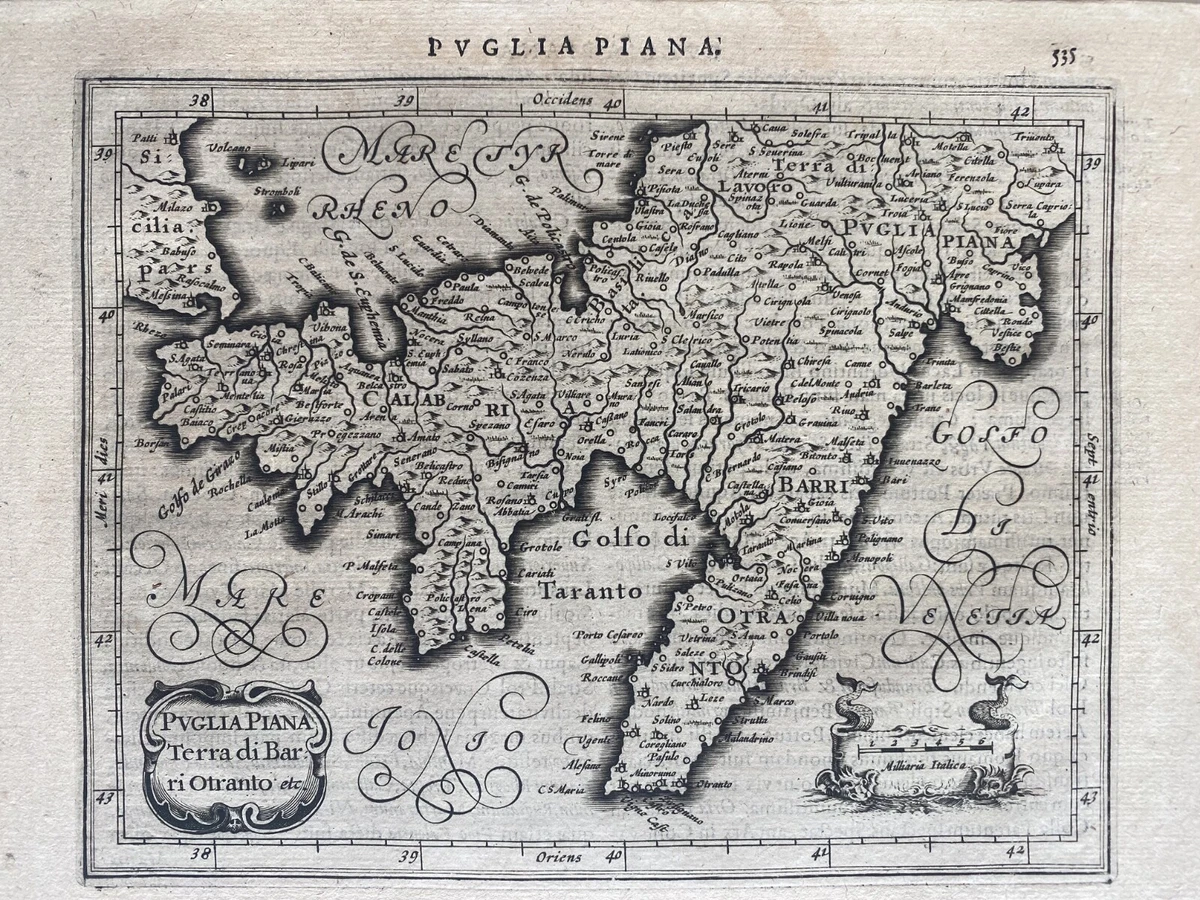 額装品　西洋古地図　17世紀　G.MERCATOR 「Waldeck」美品 1695 Gerard Mercator Antique Ptolemy Map of Afghanistan & Pakistan