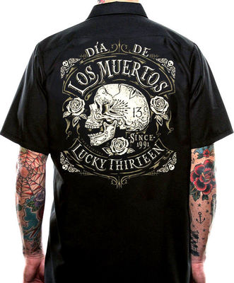 LUCKY 13 DEAD SKULL MOTORCYCLE 