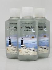 Bath  Body Works Midnight Swim Shower Gel x3 - 10oz each