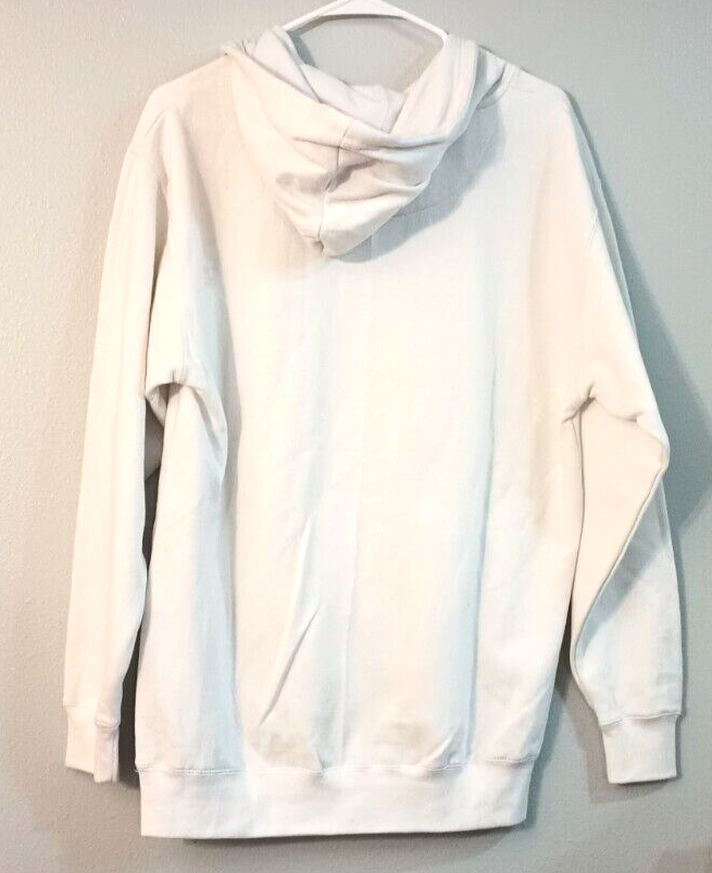 Yours Truly Phora Phora Women's White Long Sleeves Hoodie