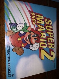 Super Mario Bros. 2 complete in box nintendo nes original game NR MINT