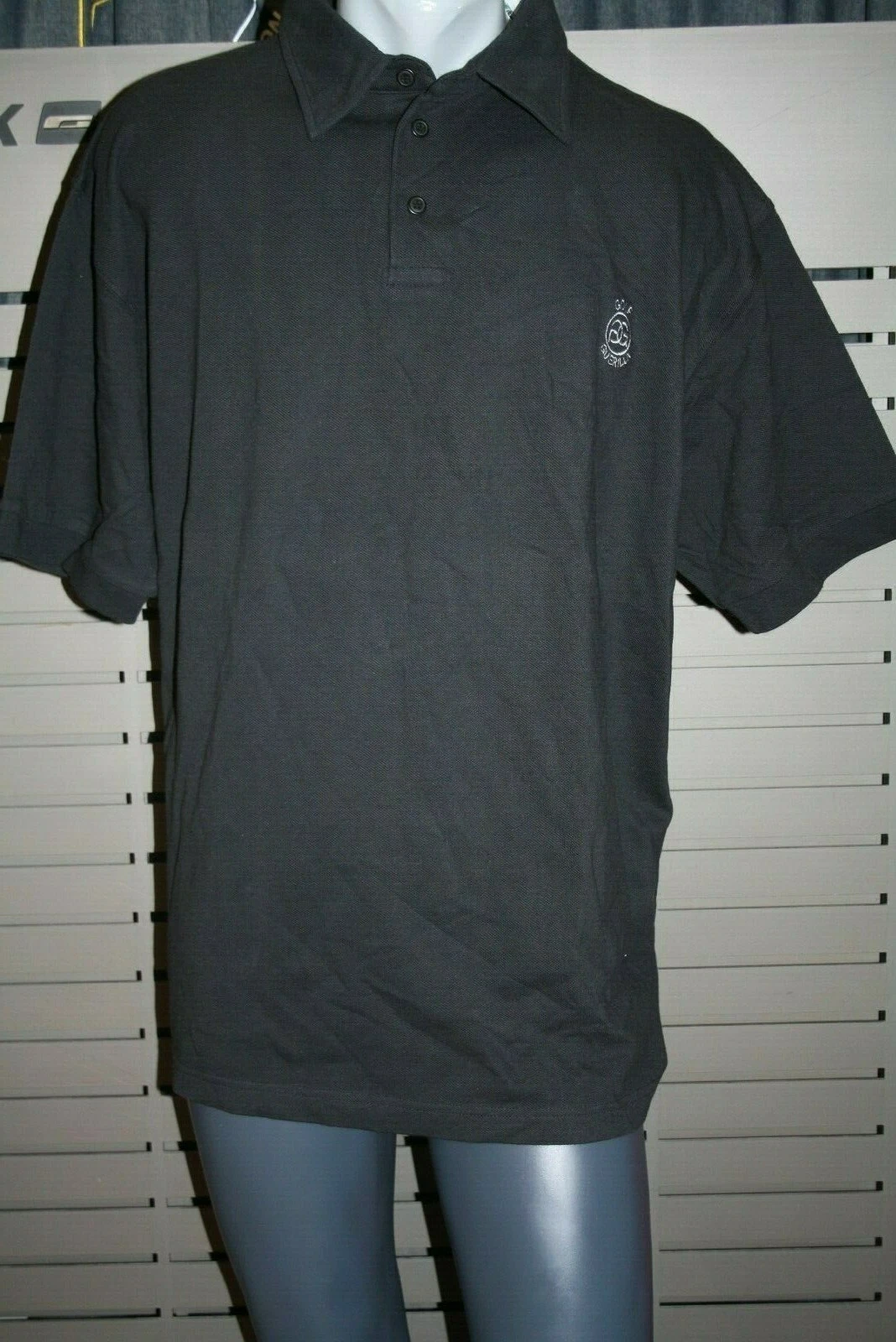 Golf Guerilla Polo Shirt OFF Black Basic New Simple Vintage 90s
