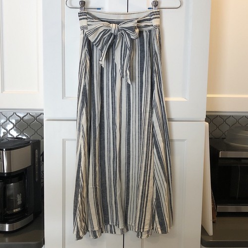 Coastal Striped Skirt Midi Size XS | eBay