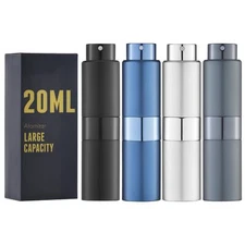20ML Perfume Atomizer, Travel Cologne Spray Bottle, Mini Empty Sprayer Dispen...