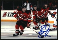 Reid Boucher Autographed 4x6 Color Photo New Jersey Devils #59 Red B