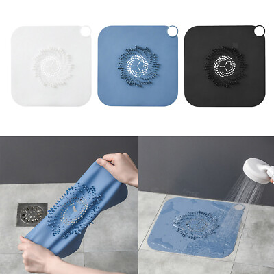 3x Silikon-Haarstopper Für Dusche & Badewanne – Abfluss-Haarfänger, Durchmesser 13 Cm, Flexibel