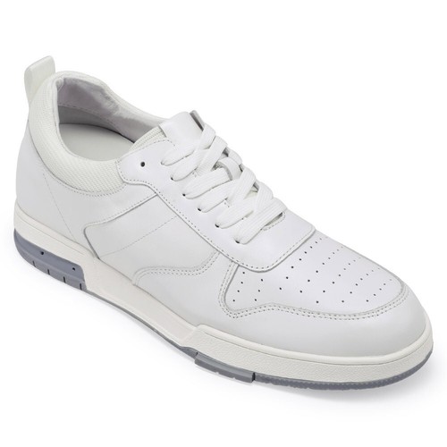 us11.5 CHAMARIPA elevator shoes Height Increase shoes white sneaker for men 7cm
