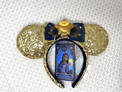 Disney Parks 2023 Wish Star Sequined Minnie mouse Ear  display picture 1