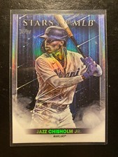 Jazz Chisholm J 2022 Topps Baseball  Stars of MLB #SMLB-10 Miami Marlins