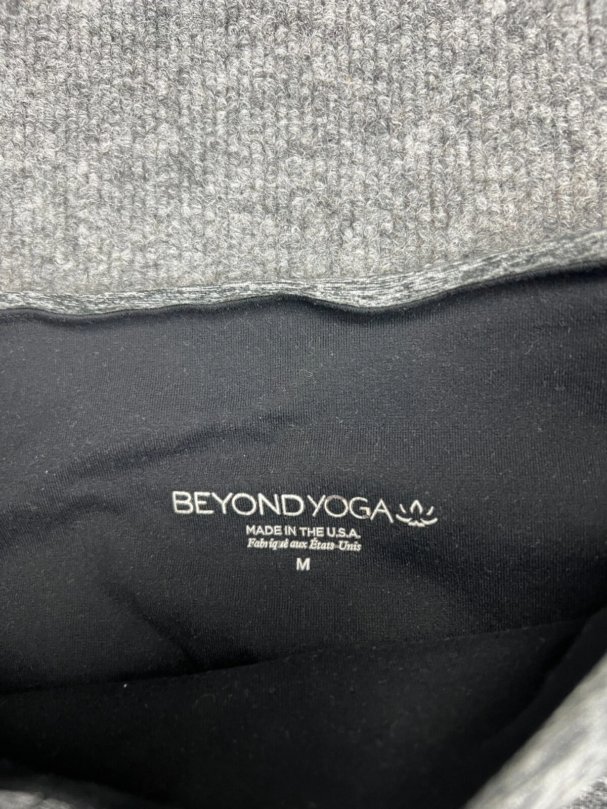 beyond-yoga patch me up high waisted stripe leggings