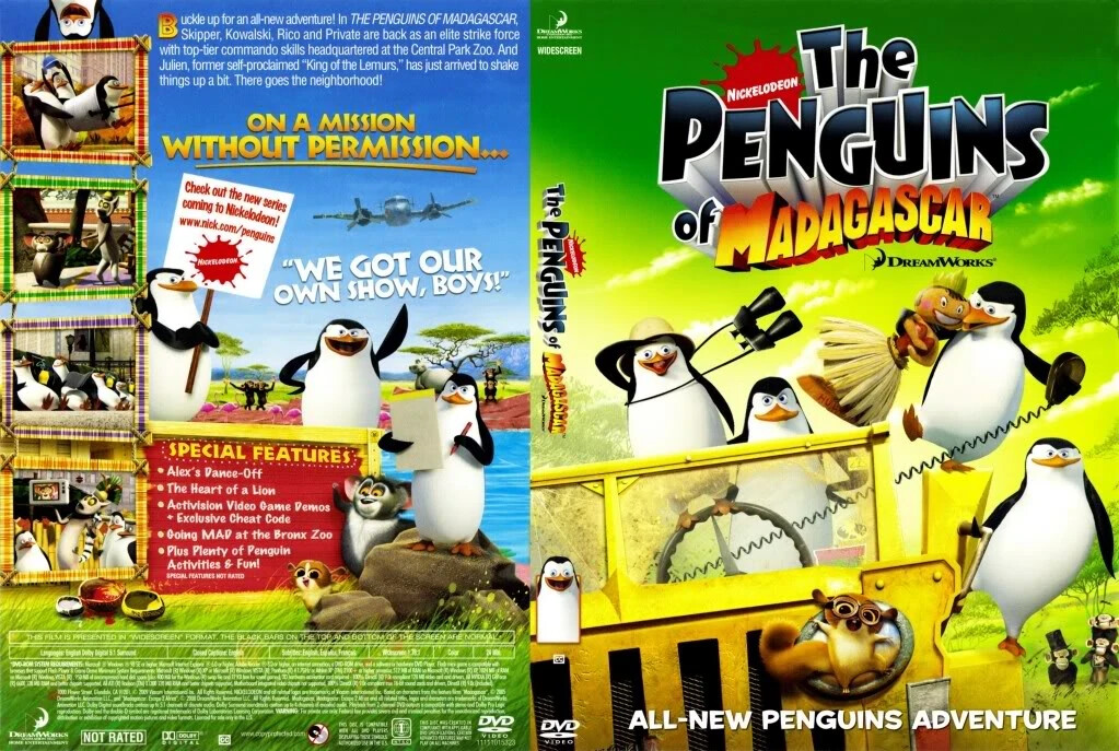 The Penguins of Madagascar (DreamWorks) - DVD - Good ENGLISH R1