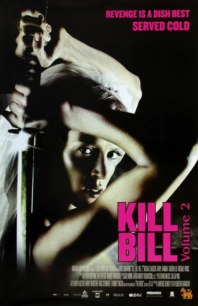 Kill Bill vol 2 movie poster (b) : 11 x 17 inches - Uma