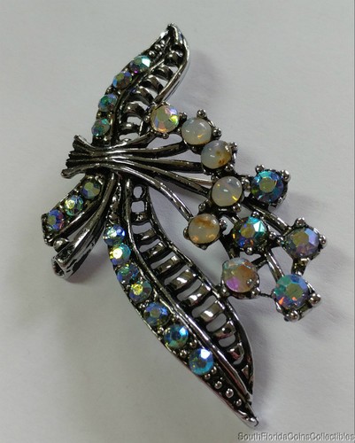 Costume Jewelry Designer Style Beautiful Fancy Pin 2 5/8" - Picture 2 of 3