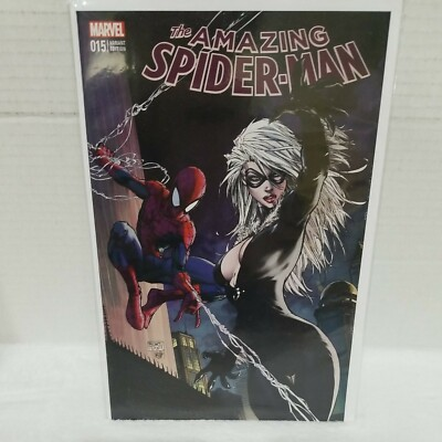 #ad Amazing Spider Man #15 MICHAEL TURNER Black Cat Color Variant NM RARE $37.71