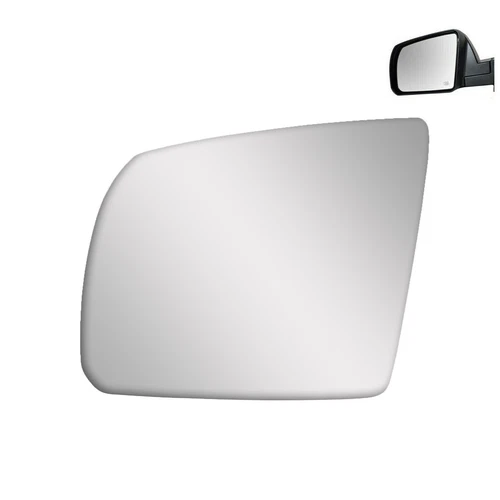 Replacement Mirror Glass fits 07-20 Toyota Tundra Driver Left Side LH Adhesive