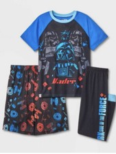 Boys' LEGO Star Wars Darth Vader Storm Trooper 3pc Pajama Set Black XSmall 4-5