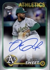 2024 Topps Chrome Update Rookie RC Signature Auto DEVIN SWEET Digital