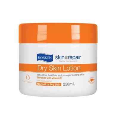 Rosken Dry Skin Lotion Vit E 250ml - Smoother, Healthier Enriched With Vitamin E
