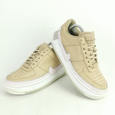 Nike Air Force 1 Jester XX Sneaker Damen Größe 7 UK 41 EUR Beige Weiß Rosa