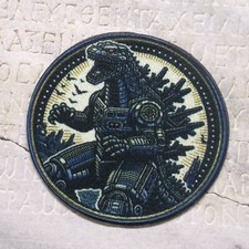 Kaiju Patch Iron-on Applique Giant Monster Films Movies Retro Comics