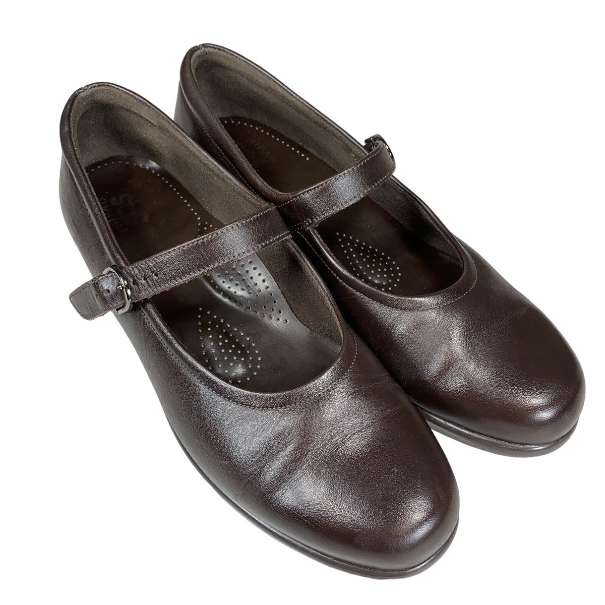 SAS MARIA Mary Jane Women’s Size N Dark Brown Leather Comfort Shoes