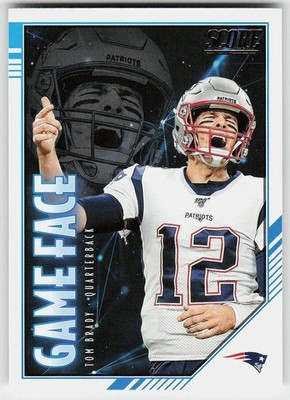 2020 Score #GF-TB Tom Brady FOOTBALL New England Patriots