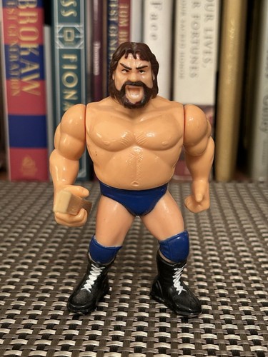 WWF Hasbro Hacksaw Jim Duggan  Complete w/ 2x4 Vin...