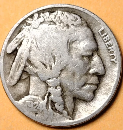 1924-S 5C Buffalo Nickel