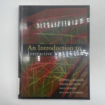 An Introduction To Interactive Multimedia By Stephen Misovich Paperback