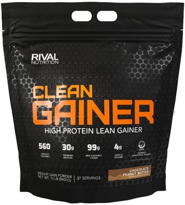RIVAL NUTRITION Clean Gainer Chocolate Peanut Butter Protein Powder 12 lb