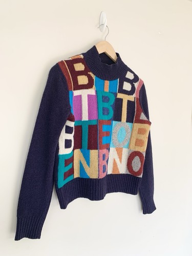 Rare Vintage United Colours of Benetton Virgin Wool K… - Gem