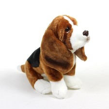 Basset Hound Plush Soft Toy Dog Teddy by Faithful Friends 25cmH. Puppy Lovers