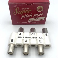 Vintage Wm. KRATT SN-9 New Super Pitch Pipe for Hawaiian Guitar