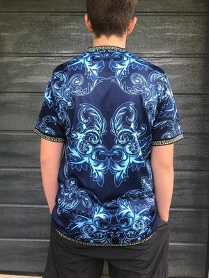 Rare Italy Football Shirt Special X Versace Edition Soccer Jersey