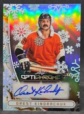 OREST KINDRACHUK 2026 LEAF OPTICHROME SNOWFLAKES SILVER AUTO 4/10 FLYERS