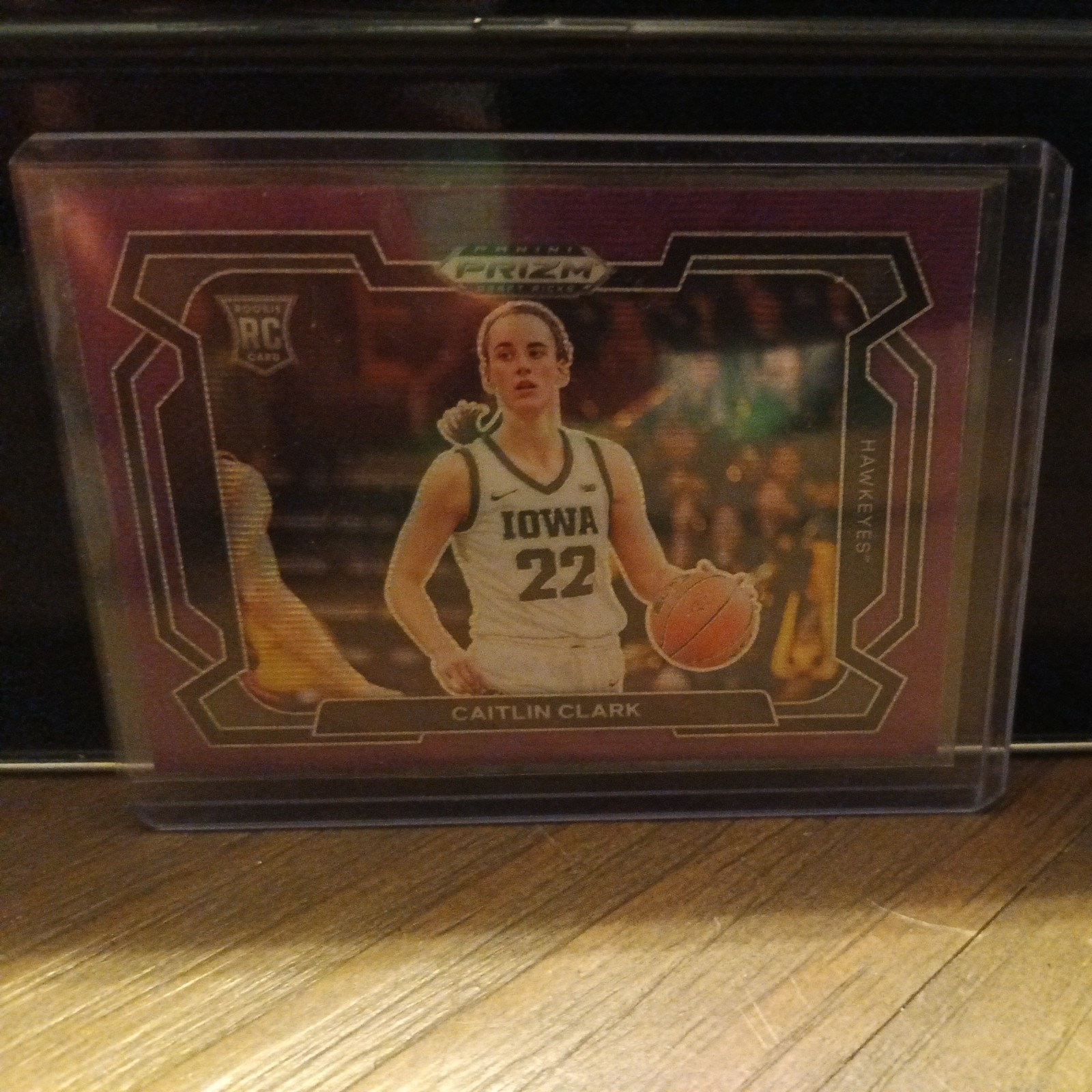 2024-25 Panini Prizm Draft - Caitlin Clark #57 Purple Wave Prizm Variations (RC)