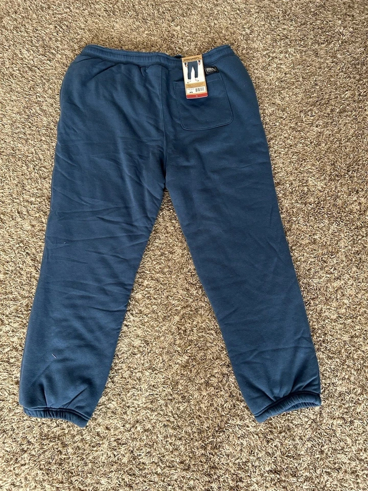 Eddie Bauer Faux Shearling Lined Jogger Mens XL Black EB010625 Sweatpants NEW - Image 3 of 4