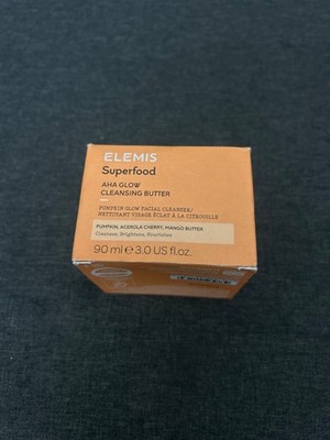 ELEMIS Superfood AHA Glow Cleansing Butter 3oz Full Size - NEW in Box 90ml