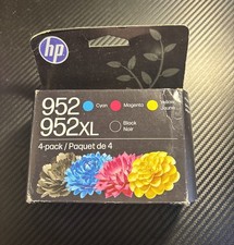 HP 952XL Black  952 Color Ink Combo Pack of 4 Ink Cartridges EXP- 2027