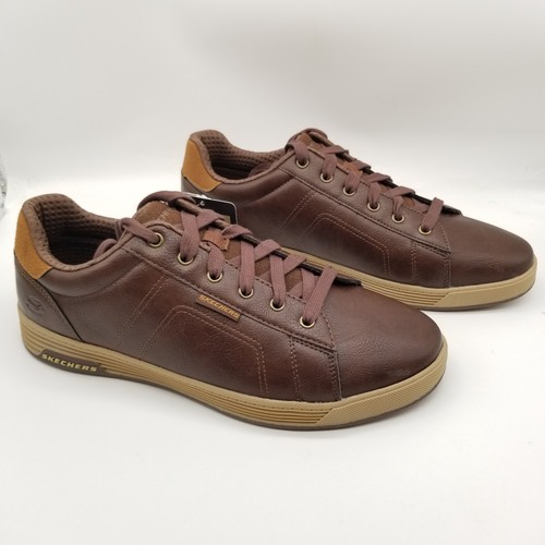 Skechers Men Cavell-Hensley Casual Sneakers Sz 12 M Low Top Chocolate Low Top - Picture 4 of 6