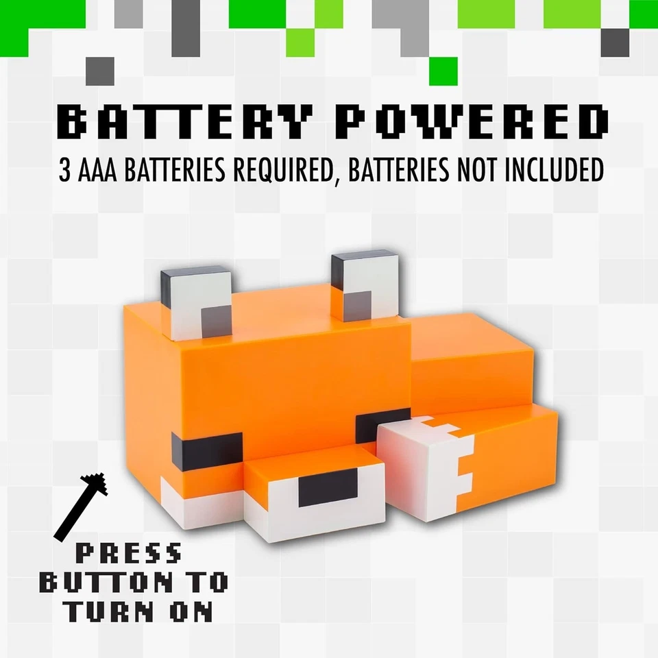 Minecraft Fuchs Leuchte Paladone - Bild 4 von 4