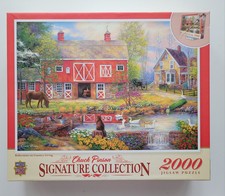 MasterPieces JIGSAW PUZZLE 2000 PC "Reflections on Country Living" Barn/Farmyard