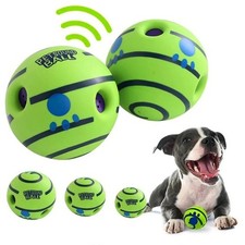 Hot Wobble Wag Giggle Glow Ball Interactive Dog Toy Makes Sounds Fun Play