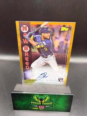 2024 Topps Archives New Breed Autograph Jackson Chourio #99NBA-JC Gold RC
