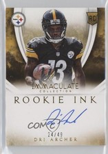 2014 Panini Immaculate Rookie Ink 24/49 Dri Archer #17 Auto 0s3