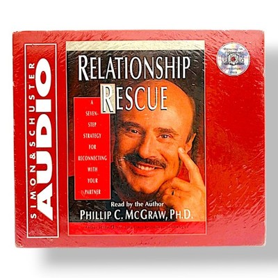 Relationship Rescue Audiobook CD Set Dr Phil McGraw 2000 Simon Schuster Sealed