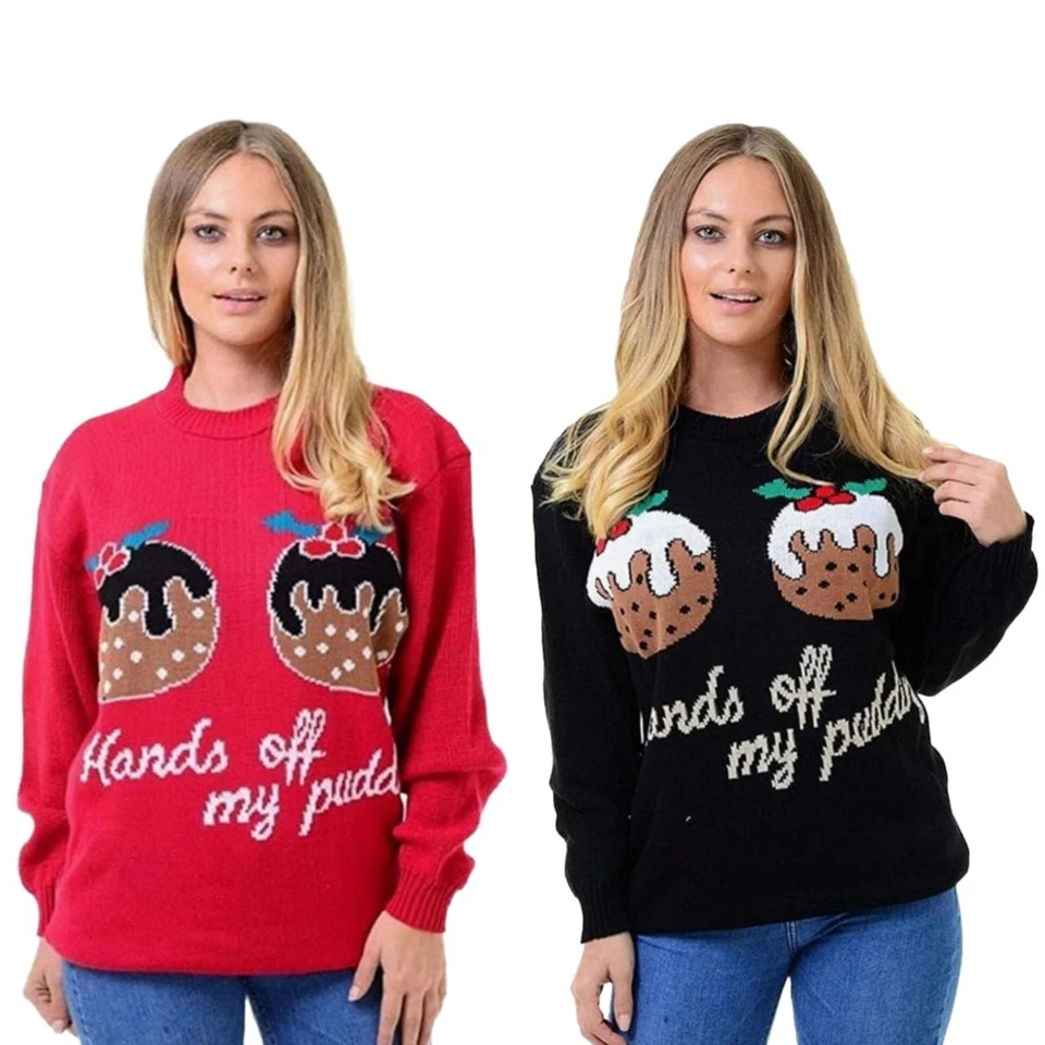 Christmas Unisex Mens Womens Ladies Jumper Sweater XMAS Novelty Light Up Vintage - Image 4 of 4