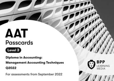 AAT Management Accounting Techniques | Passcards | Bpp Learning Media | Englisch